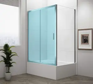 Polysan Deep - Sprchová stěna 90 cm, lesklý hliník/čiré sklo MD3316