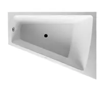 Duravit Paiova - Vana asymetrická, 170x130 cm, s panelem, pravá, bílá 700267000000000