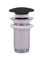 RAV Slezák Umývadlové príslušenstvo - Umývadlová výpusť, ClickClack, matná čierna MD0485CMAT