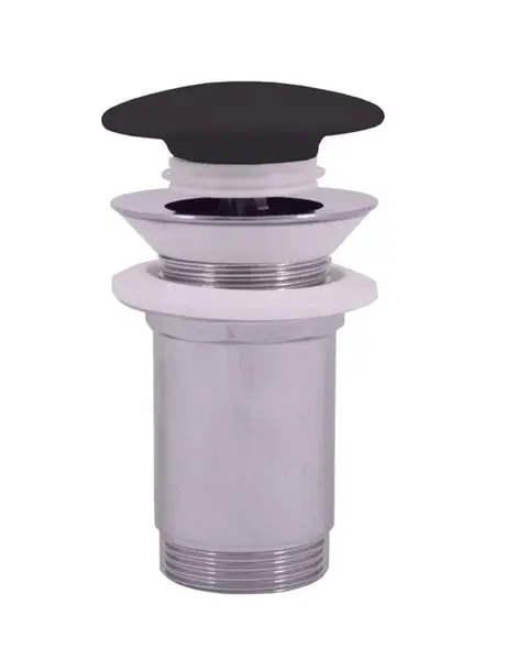 RAV Slezák Umývadlové príslušenstvo - Umývadlová výpusť, ClickClack, matná čierna MD0485CMAT