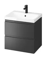 Cersanit Moduo - Skrinka s umývadlom, 57x60x45 cm, 2 zásuvky, antracit S801-486-DSM