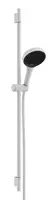 Hansgrohe Rainfinity - Set sprchovej hlavice, tyče a hadice, 3 prúdy, EcoSmart, matná biela 28744700