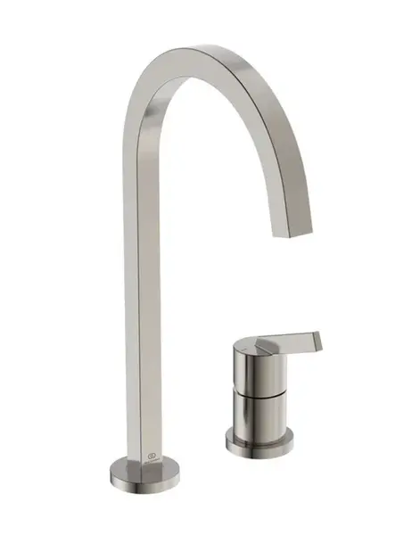 Ideal Standard Gusto - Dřezová baterie, 2-otvorová instalace, ocel BD423GN