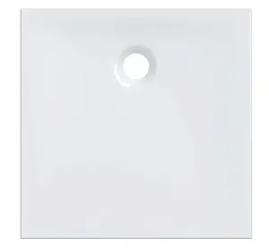 Geberit Nemea - Sprchová vanička 80x80 cm, lesklá bílá 550.570.00.1
