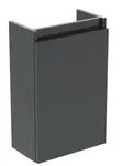 Ideal Standard Eurovit+ - Umyvadlová skříňka, 55x35x20 cm, 1 dvířka, panty L/P, lesklá šedá R0271TI