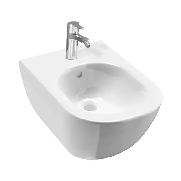 Jika Mio - Závesný bidet, otvor na batériu, biela H8317120003021