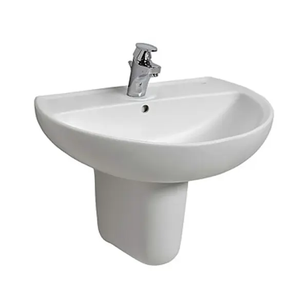 Kolo Rekord - Umývadlo, 60x46 cm, 1 otvor na batériu, biela K91160000