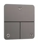 Hansgrohe ShowerSelect Comfort - Ventil pod omítku, pro 3 spotřebiče, kartáčovaný černý chrom 15587340