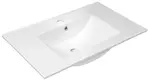 Sapho Slim - Umyvadlo 77x47 cm, s přepadem, otvor pro baterii, bílá 1601-75