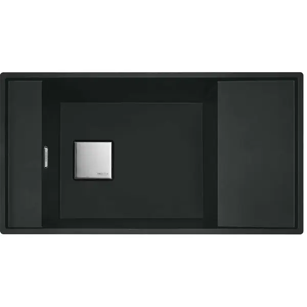 Franke Fresno - Fragranitový dřez FSG 211/111, 86x46 cm, matná černá 135.0652.557