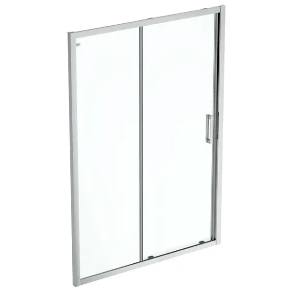 Ideal Standard Connect 2 - Posuvné sprchové dvere, dvojdielne, 100 cm, silver bright/číre sklo K9273EO