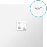 Polysan Flexia - Sprchová vanička 80x80 cm, matná biela 72941MAT