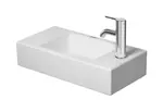 Duravit Vero Air - Umývadielko, 50x25 cm, bez prepadu, otvor na batériu vpravo, biela 0724500008