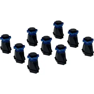 Geberit Príslušenstvo - Súprava nožičiek 9 ks, výška 9-21 cm, pre dĺžku vaničky od 1400 mm 554.953.00.1