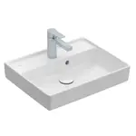 Villeroy & Boch Collaro - Umývadielko, 50x40 cm, s prepadom, 1 otvor na batériu, alpská biela 43345001