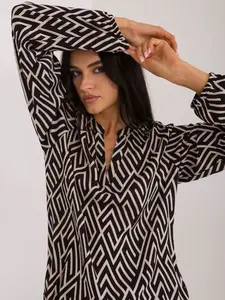 Blouse-D73771M11186B-black-beige