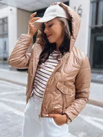 Dámská prošívaná bunda LILYWOOL Barva zlatá DSTREET