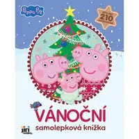 JIRI MODELS VÁNOČNÍ SAMOLEPKOVÁ KNÍŽKA PRASÁTKO PEPPA Samolepková knížka, mix, velikost