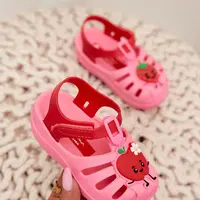 Dětské sandály na suchý zip ovoce 83615 Ipanema Summer XIV Růžovo-Červené