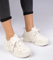 Gemre Beige sneakers with chunky sole Telda