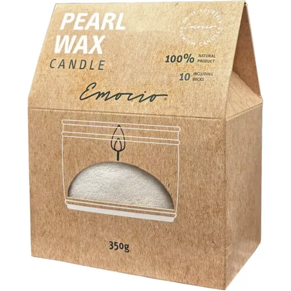 Emocio Pearl Wax White Sviečka 350 g
