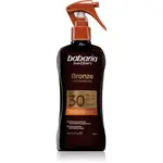 Babaria Sun Bronze Spray Sun Protector Oil ochranný olej SPF 30 200 ml