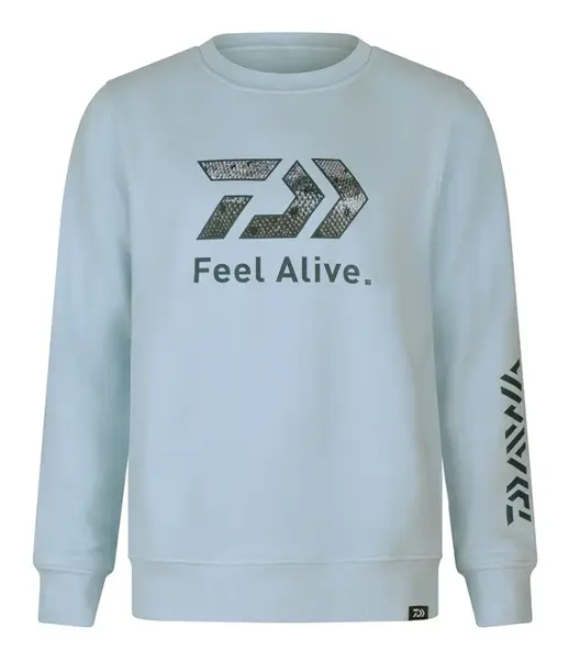 Daiwa mikina d-vec hoodie crew neck trout - m