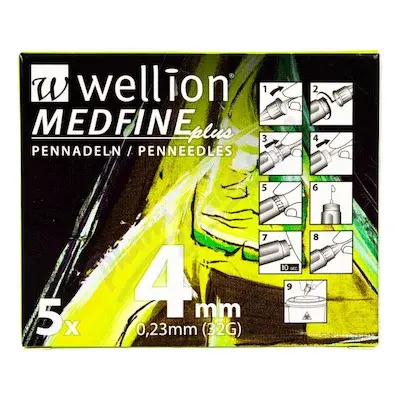 Wellion MEDFINE jehly inz.pera 0.23x4mm 32G 5ks