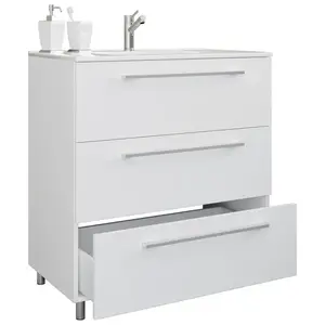 MID.YOU SKŘÍŇKA S UMYVADLEM, bílá