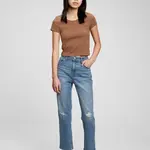 GAP Teen džíny girlfriend high rise Washwell - Holky