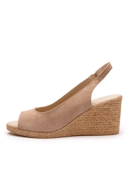 RYŁKO Espadrilky  žltohnedá