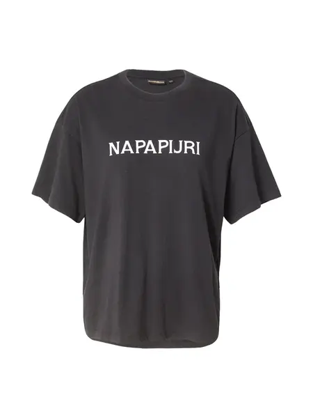 NAPAPIJRI Tričko 'DEBANT'  čierna / biela