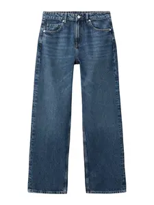 MANGO Džínsy 'RIVER'  modrá denim
