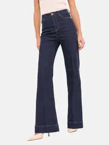 Lipsy Džínsy  modrá denim