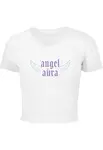 Dámské krátké tričko Angel Aura bílé