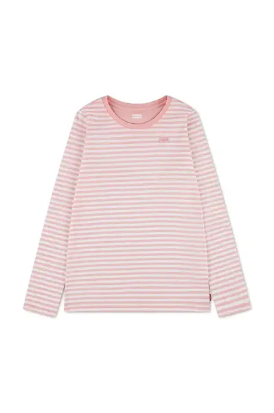 Levi's tričko s dlhým rukávom detské s bavlnou STRIPE TEE