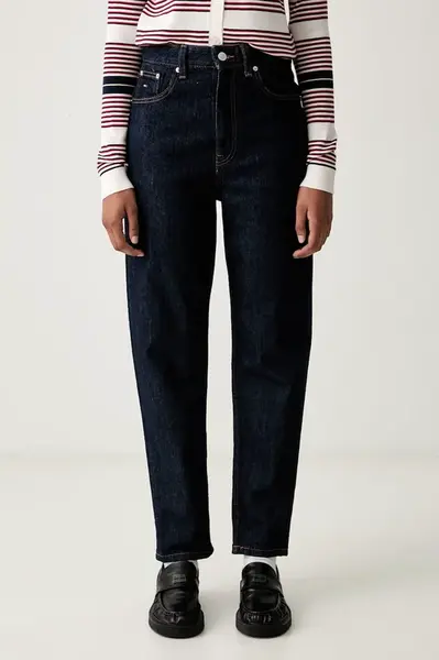 Tommy Jeans  džíny tapered dámské