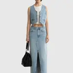 Big Star Woman's Skirt 120195  Denim-208