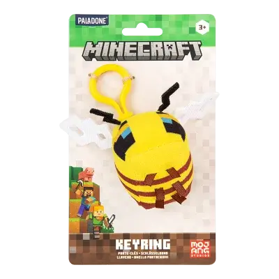 Minecraft klíčenka plyšová včela