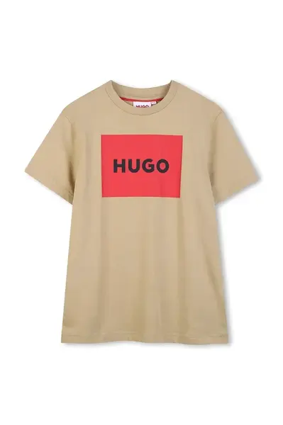 HUGO  Dětské bavlněné tričko