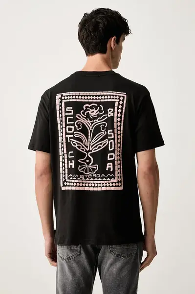 Scotch & Soda tričko pánské bavlněné