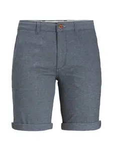 JACK & JONES Chino nohavice 'JPSTFury'  modrosivá