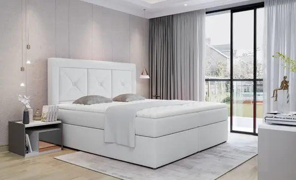 Boxspring Idris Rozměr: 140 x 200 cm, látka: Soft 17