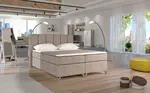 Boxspring Basilio Rozměr: 140 x 200 cm, látka: Dora 22, Varianta: Bez LED osvětlení