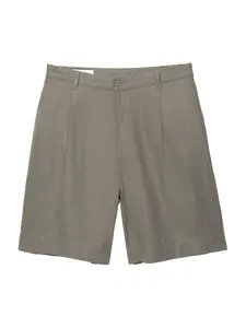 Pull&Bear Plisované nohavice  kaki
