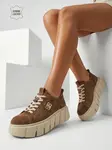 Dámske športové tenisky z eko semišu