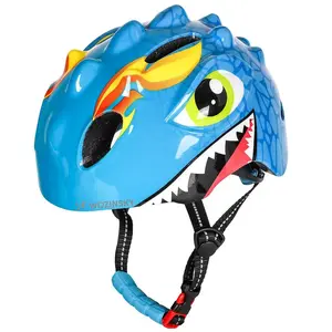 Wozinsky Dětská cyklistická helma S, modrý drak