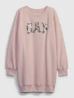 GAP Dětské mikinové šaty s logem - Holky