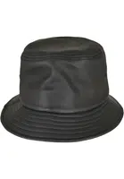 Klobouk z imitace kůže černý