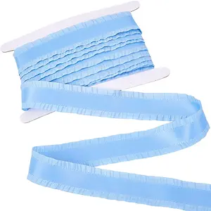 10 Yards Polyester Ruffled Lace Ribbon